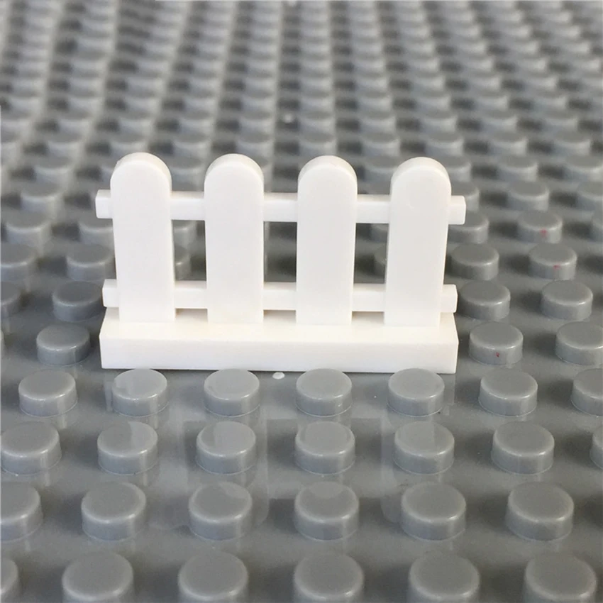 10Pcsset New Legoings City Scene Building Block Fence Home MOC Accessories Brick DIY Children