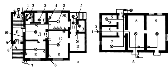 Схема электропроводки в панельной пятиэтажке