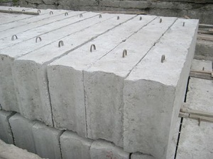 Размеры фундаментных блоков по ГОСТу 1
