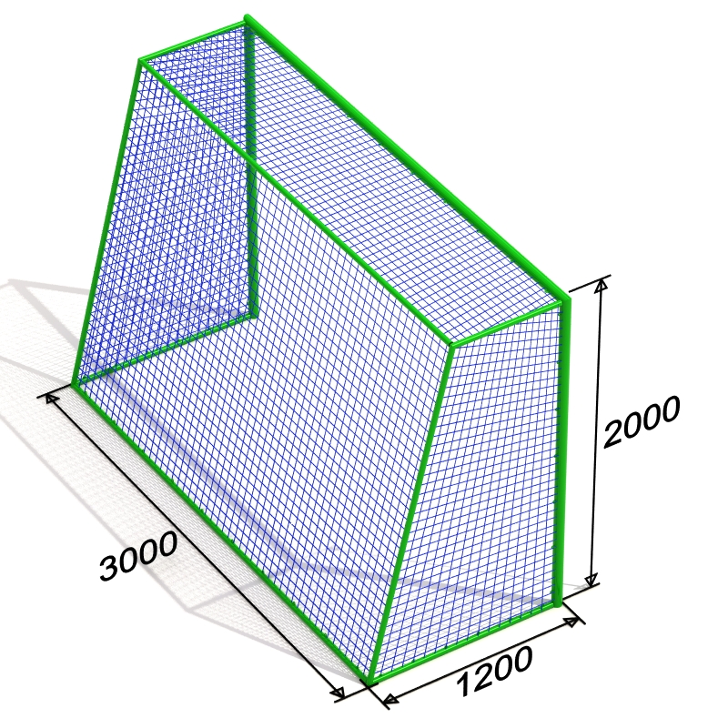 Чертеж мини футбольных ворот