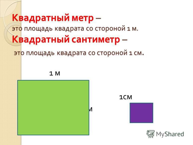 Погонный в квадратный