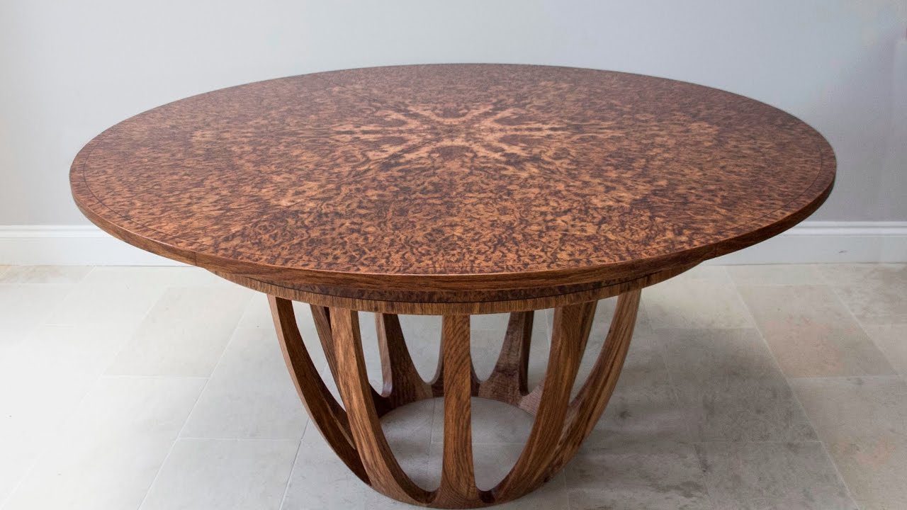 круглый раздвижной стол из дерева своими руками