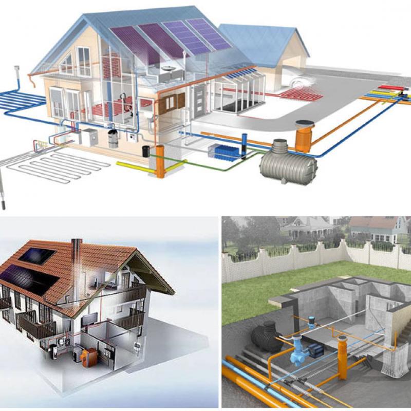 Проект дома с инженерными сетями