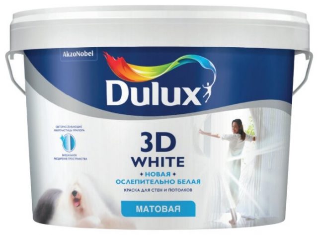 Краска «3D White» от «Dulux»