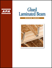 Glued Laminated Beam Design Tables