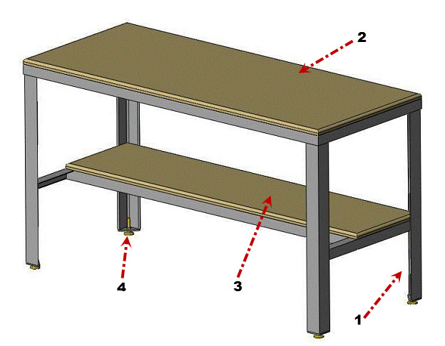 bench parts illustration bench parts illustration
